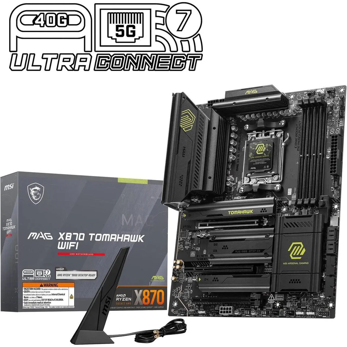 Motherboard MSI MAG X870 TOMAHAWK WiFi Socket AM5 ATX