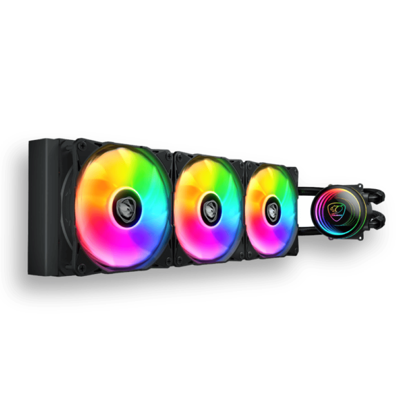 Refrigeración Liquida Cougar Poseidón Elite Argb 360 Negra