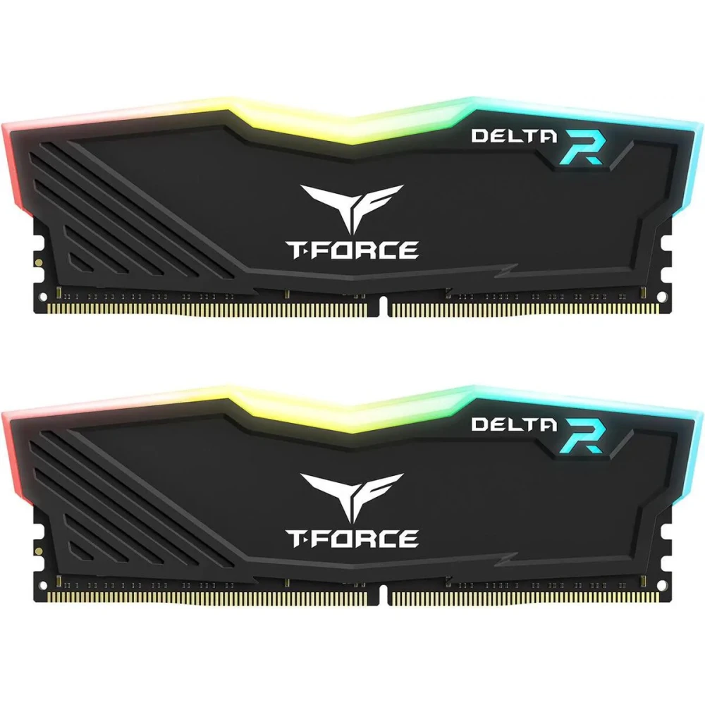 Memoria RAM TeamGroup T-Force Delta RGB 32GB (2 x 16GB) 288-Pin DDR4 3200 MHz CL16 - Black