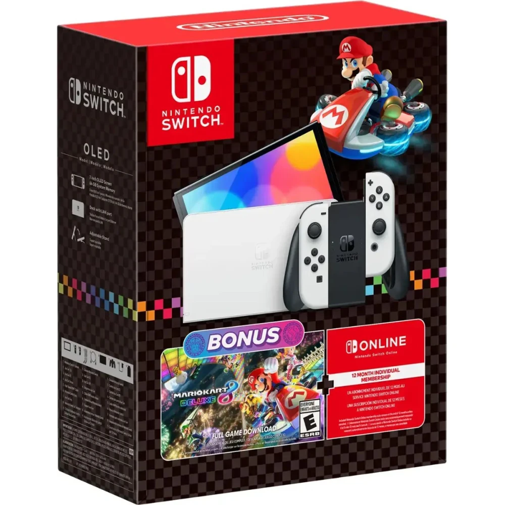 Nintendo Switch OLED 64 GB Mario Kart(TM) 8 Deluxe Bundle