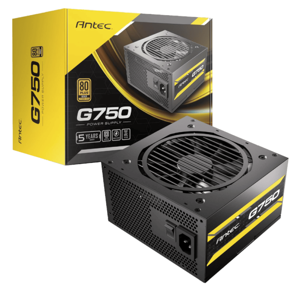 Fuente Antec G750w 80p Gold 115v Semi Modular