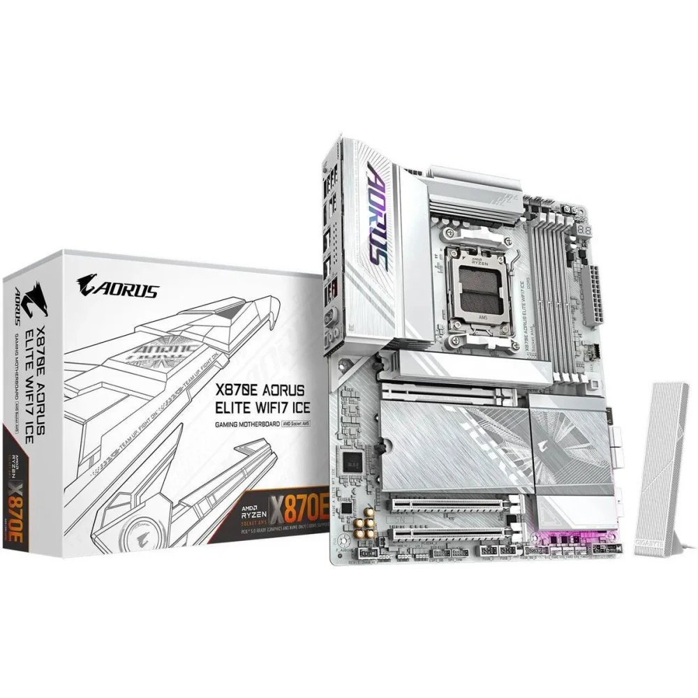 Motherboard GIGABYTE X870E AORUS ELITE WiFi 7 ICE Socket AM5 ATX